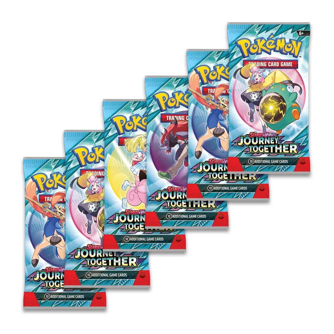 Pokémon TCG: Scarlet & Violet-Journey Together Booster Bundle (6 Packs)